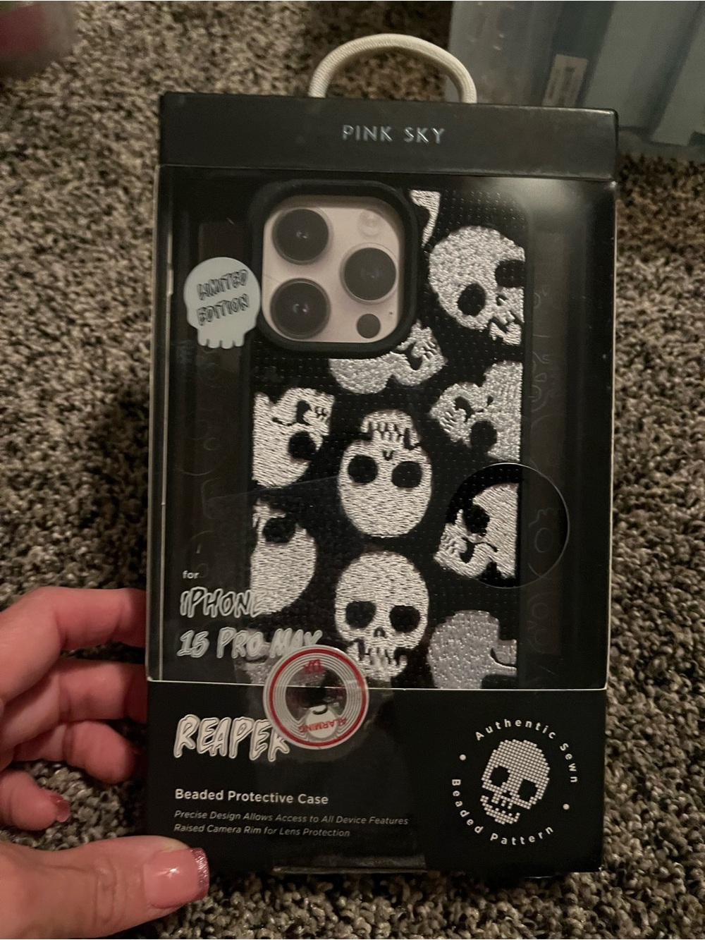 Pink Sky reaper phone case